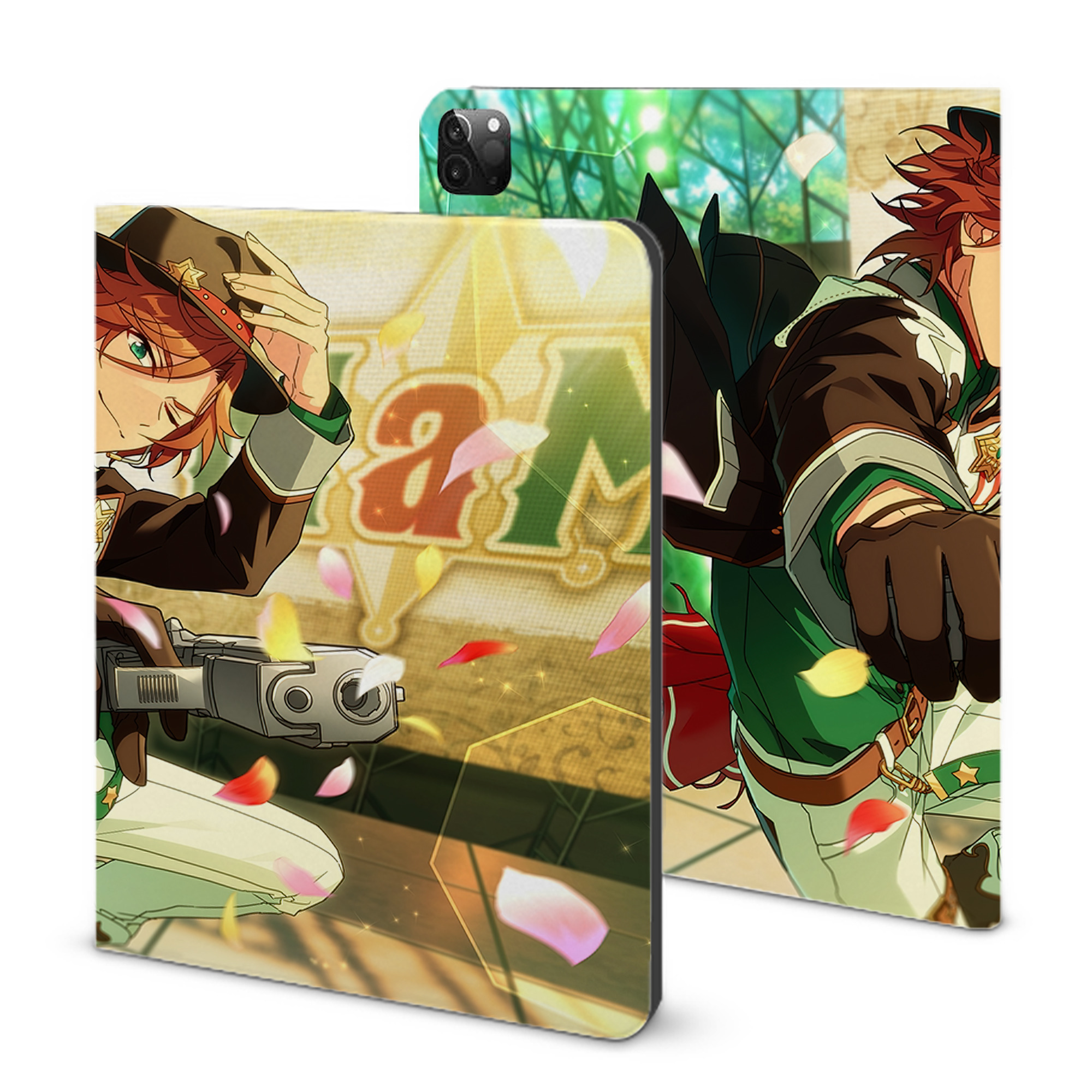 （画像用） あんさんぶるスターズ! Ensemble Stars IPadケース ペンホルダー付き ブックスタイルデザイン